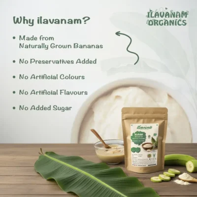 Raw Nendran Banana Powder